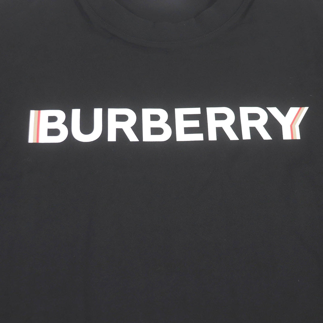 BURBERRY Short sleeve T-shirt 8078118 Main: 100% cotton, Part: 97% cotton, Part: 3% black mens M Used Authentic