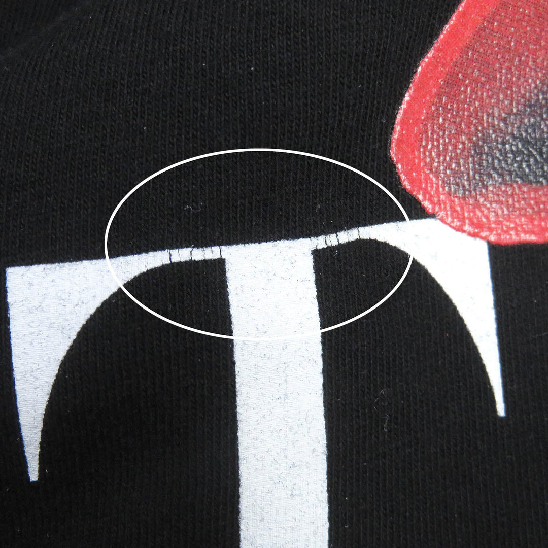 VALENTINO Short sleeve T-shirt UV3MG08F6KV Main: 100% cotton black mens M Used Authentic