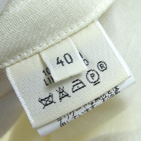 HERMES one piece Main: 100% linen off white Women 40 Used Authentic