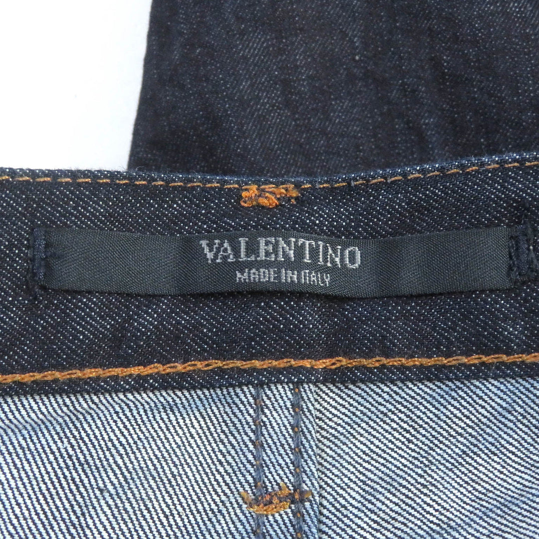 VALENTINO Denim pants Main: 100% cotton Indigo blue mens 31 Used Authentic