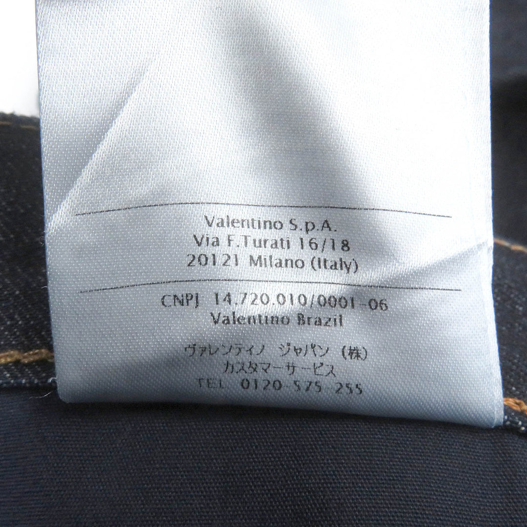 VALENTINO Denim pants Main: 100% cotton Indigo blue mens 31 Used Authentic