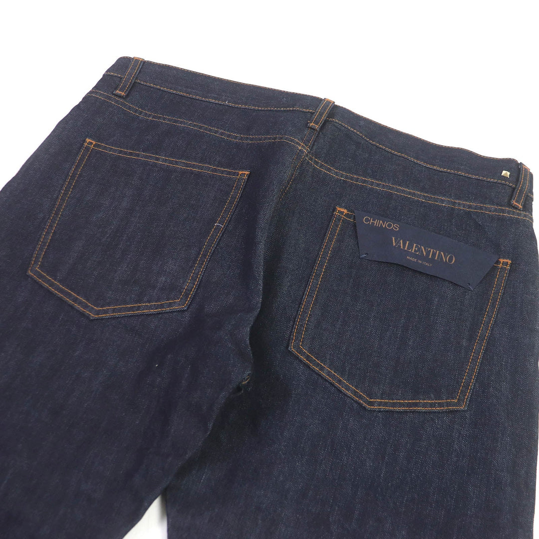 VALENTINO Denim pants Main: 100% cotton Indigo blue mens 31 Used Authentic