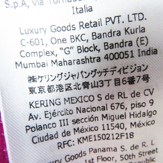 GUCCI one piece 718630 Main: 100% wool Purple yellow Women XS Used Authentic