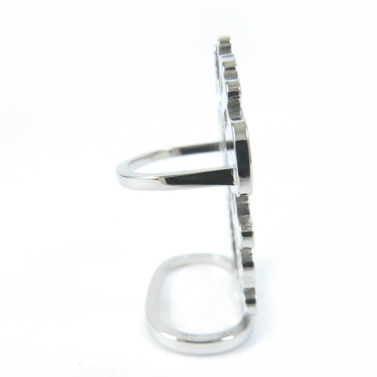 HERMES Scarf ring H603583S 00 Palladium (silver) Silver Brides de Gala Women Used Authentic