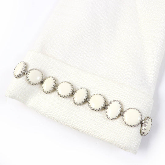 DOLCE&GABBANA Jacket Main: 100% rayon, Lining: 37% cupra, Lining: 63% rayon Ivory Women 40 Used Authentic