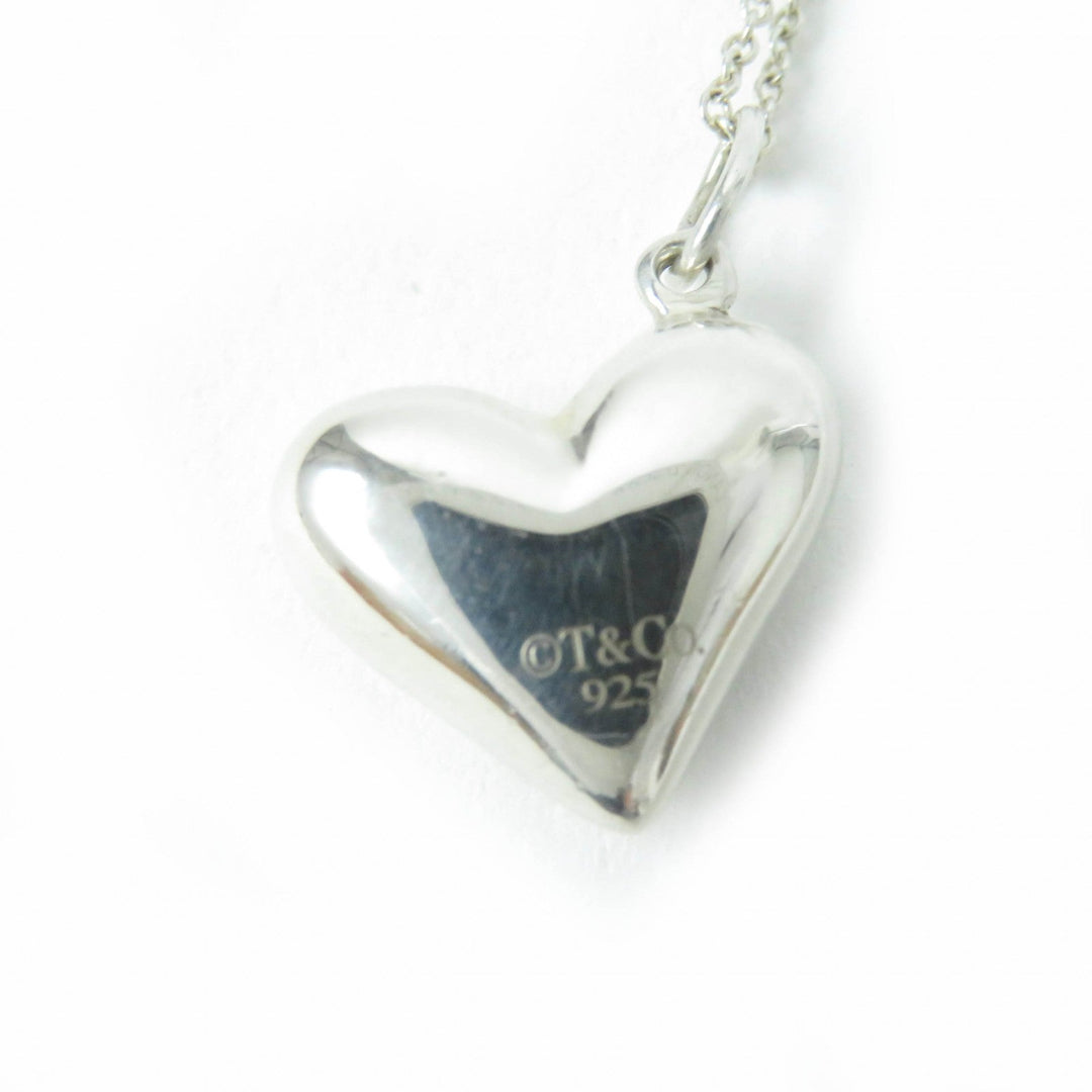 TIFFANY&Co. Necklace Main: SV925, Part: Pink sapphire Silver pink Dots Heart Necklace Women Used Authentic