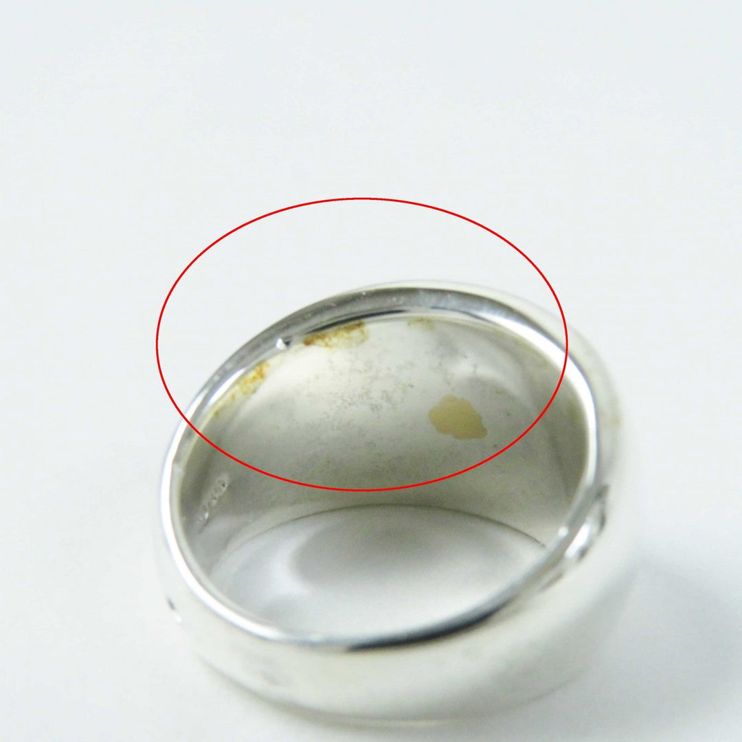 HERMES Ring Main: SV925, Part: 750, K18YG Silver gold Serie No. 55 Women(Unisex) Used Authentic