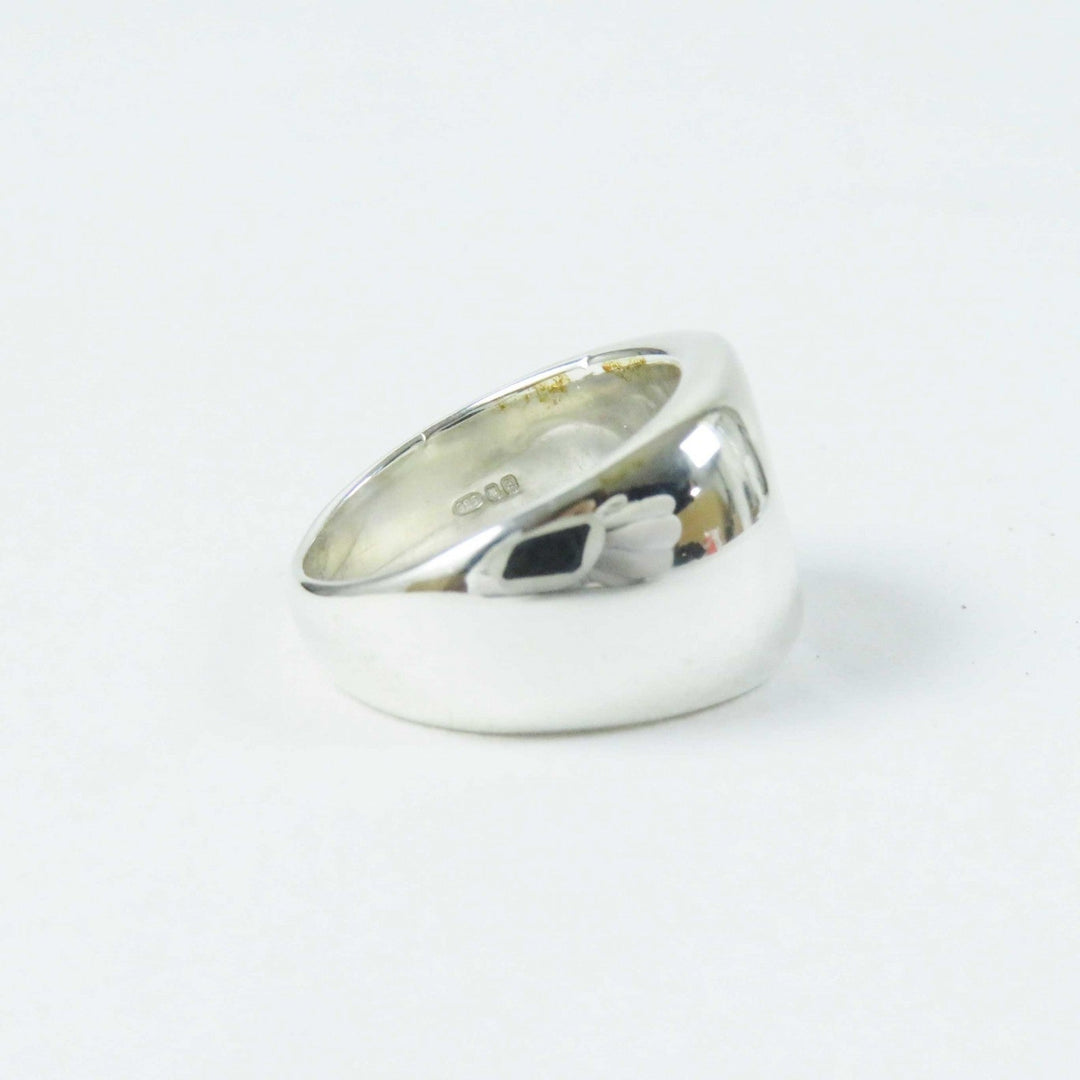 HERMES Ring Main: SV925, Part: 750, K18YG Silver gold Serie No. 55 Women(Unisex) Used Authentic