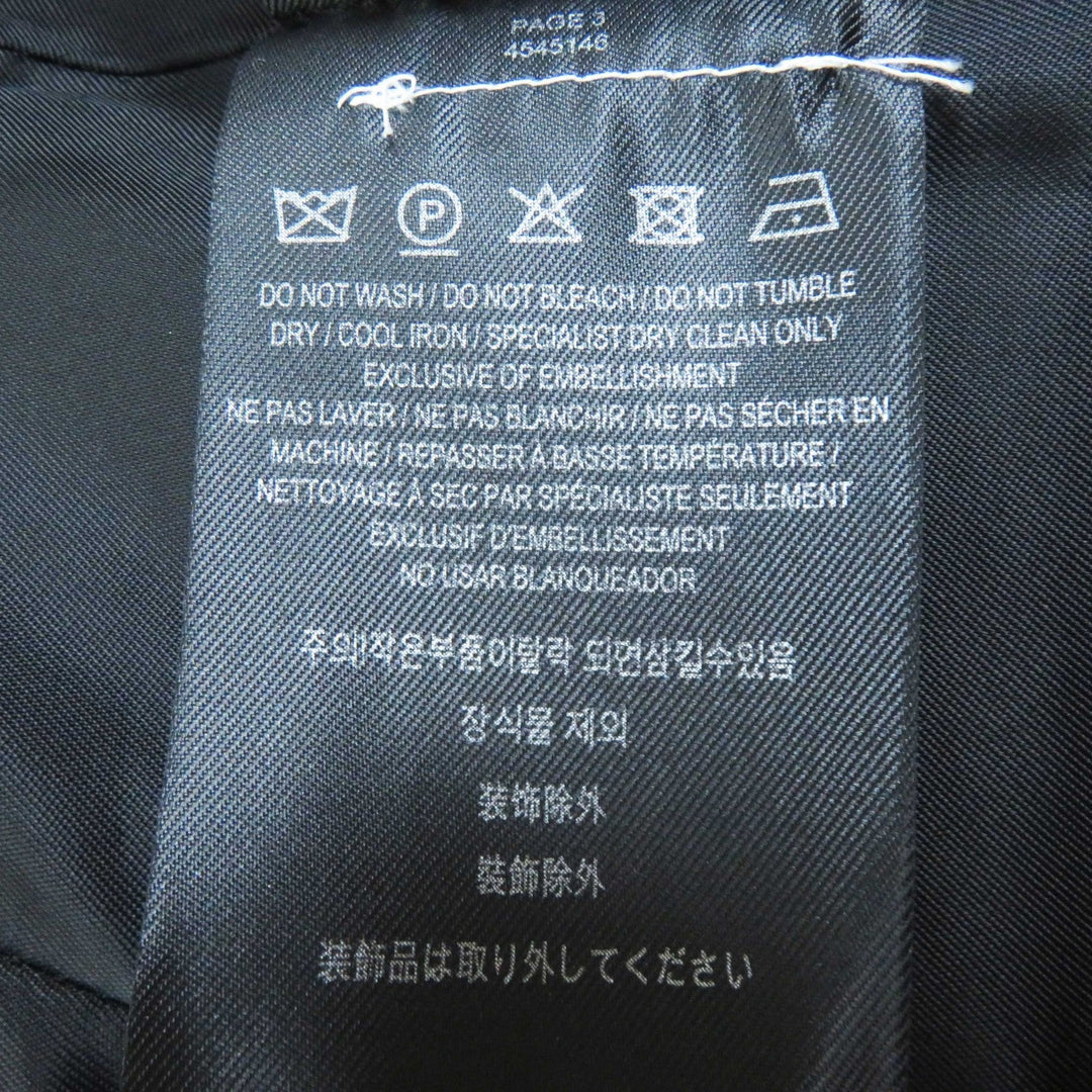 BURBERRY Military jacket 4545146 Outer: 100% wool, Part: 100% wool, Part: 90% cotton, Part: 10% polyester Navy Women 36 Used Authentic