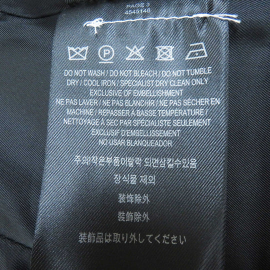 BURBERRY Military jacket 4545146 Outer: 100% wool, Part: 100% wool, Part: 90% cotton, Part: 10% polyester Navy Women 36 Used Authentic