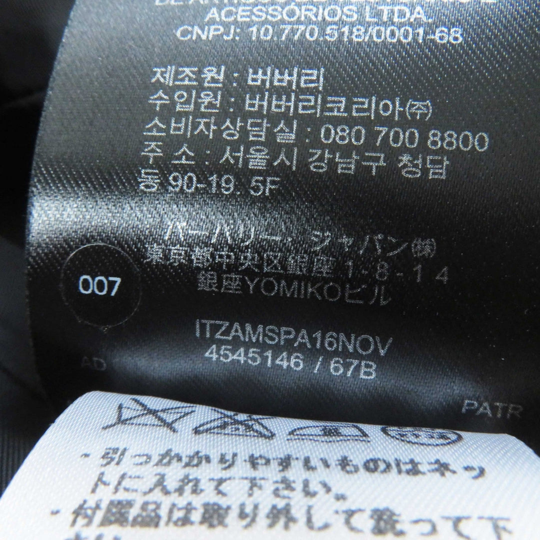 BURBERRY Military jacket 4545146 Outer: 100% wool, Part: 100% wool, Part: 90% cotton, Part: 10% polyester Navy Women 36 Used Authentic