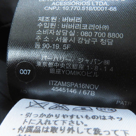 BURBERRY Military jacket 4545146 Outer: 100% wool, Part: 100% wool, Part: 90% cotton, Part: 10% polyester Navy Women 36 Used Authentic