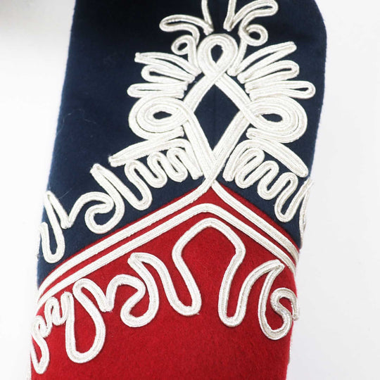 BURBERRY Military jacket 4545146 Outer: 100% wool, Part: 100% wool, Part: 90% cotton, Part: 10% polyester Navy Women 36 Used Authentic