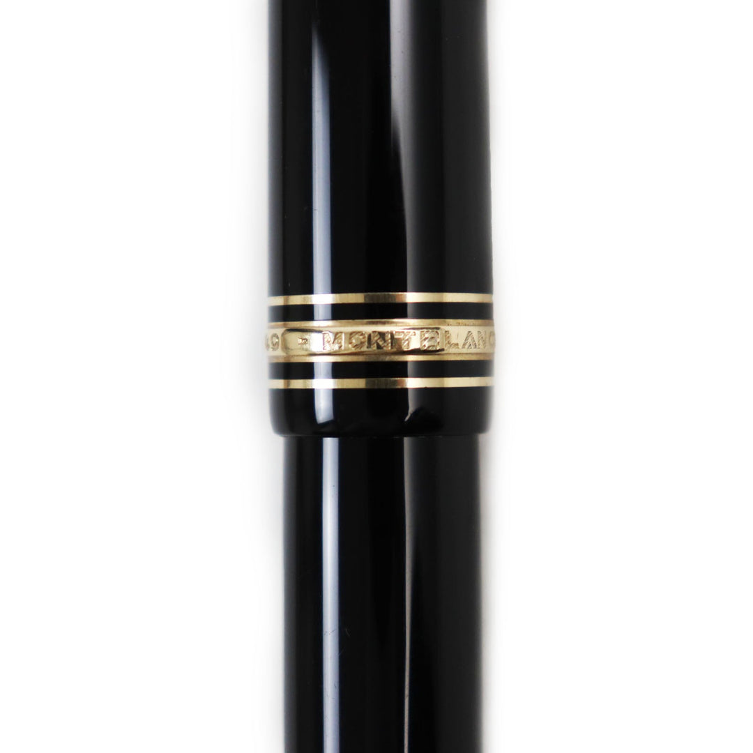 MONTBLANC fountain pen Pen point: K14 Black gold Meisterstuck No.149 mens Used Authentic