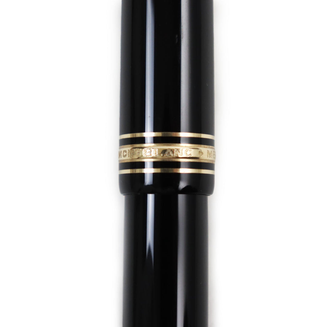 MONTBLANC fountain pen Pen point: K14 Black gold Meisterstuck No.149 mens Used Authentic
