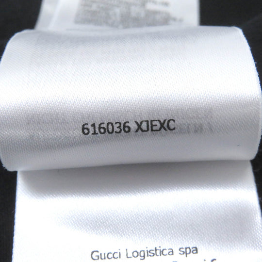 GUCCI Short sleeve T-shirt 616036 Main: 100% cotton black mens S Used Authentic