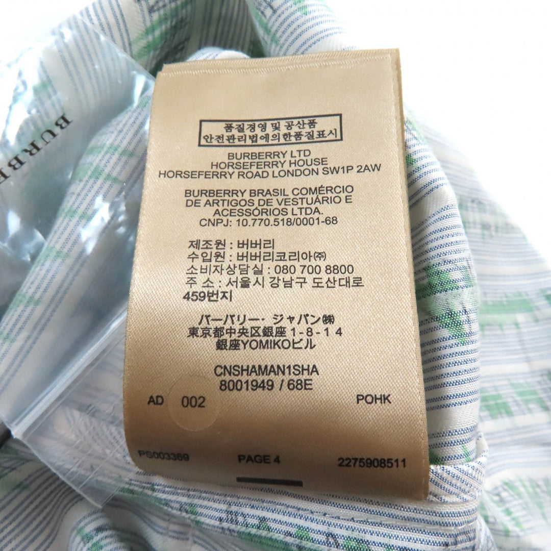 BURBERRY one piece 8001949 Main: 56% silk, Main: 44% cotton Multi Women 36 Used Authentic