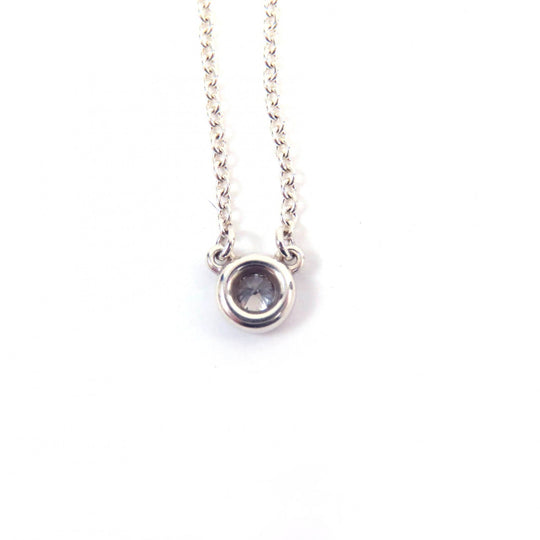 TIFFANY&Co. Necklace Main: AG925, Part: Diamond Silver El Saperetti By the yard Women Used Authentic