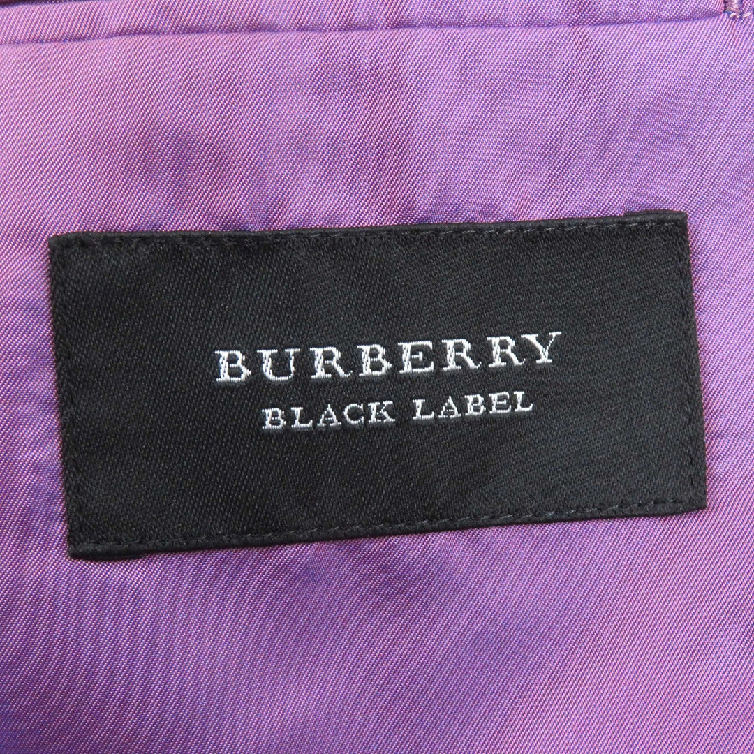 BURBERRY BLACK LABEL suit Outer material: 100% wool, Lining: Cupra, Lining: Polyester, Part: Cupra, (Outer material Super 110S used) Dark Gray Purple mens 165 36R Used Authentic