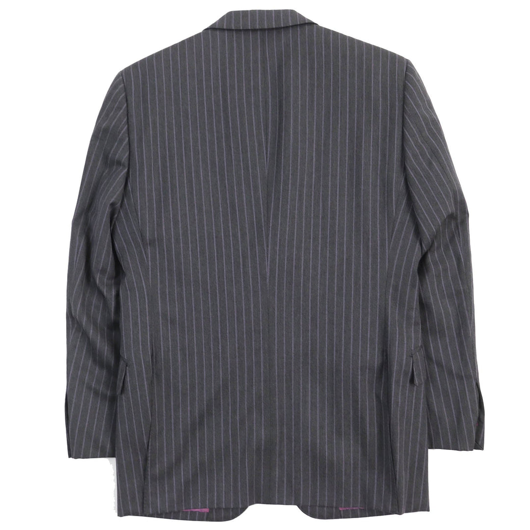 BURBERRY BLACK LABEL suit Outer material: 100% wool, Lining: Cupra, Lining: Polyester, Part: Cupra, (Outer material Super 110S used) Dark Gray Purple mens 165 36R Used Authentic