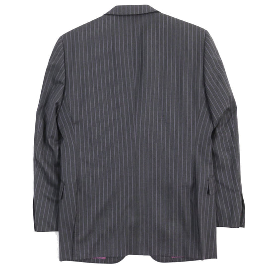 BURBERRY BLACK LABEL suit Outer material: 100% wool, Lining: Cupra, Lining: Polyester, Part: Cupra, (Outer material Super 110S used) Dark Gray Purple mens 165 36R Used Authentic