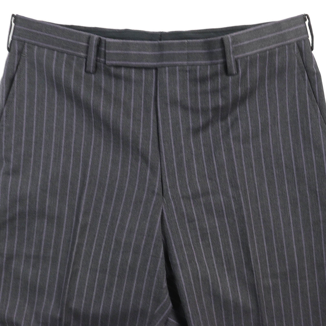 BURBERRY BLACK LABEL suit Outer material: 100% wool, Lining: Cupra, Lining: Polyester, Part: Cupra, (Outer material Super 110S used) Dark Gray Purple mens 165 36R Used Authentic