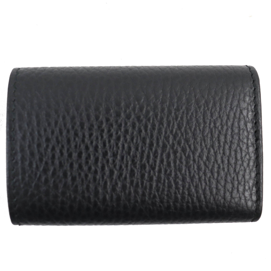 GUCCI Key case Key holder  456118 Main: Leather black mens Used Authentic