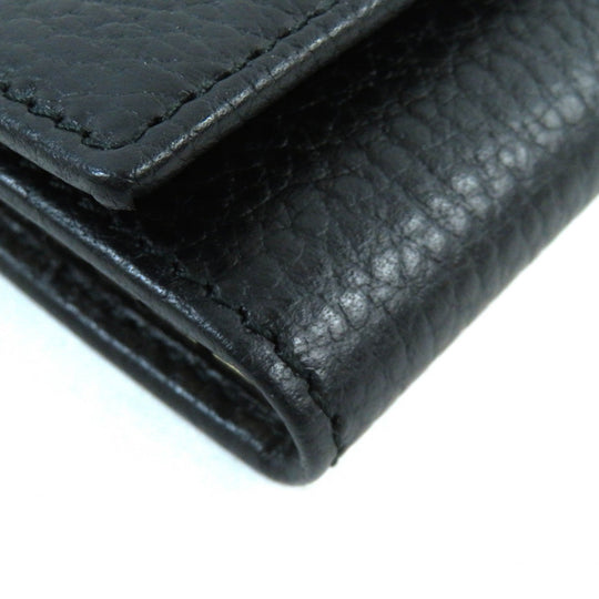 GUCCI Key case Key holder  456118 Main: Leather black mens Used Authentic