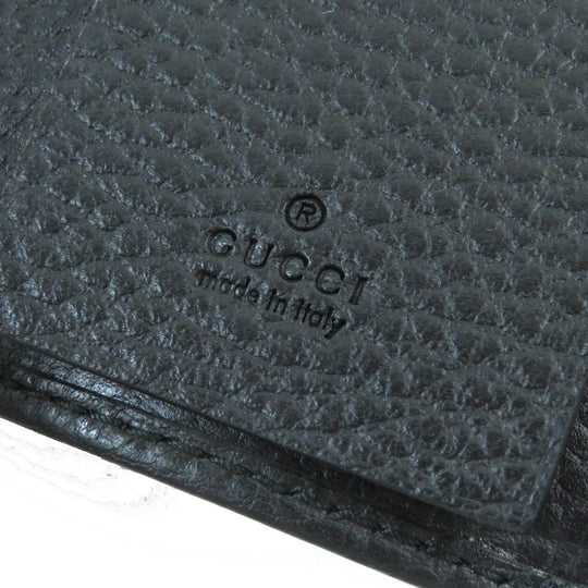 GUCCI Key case Key holder  456118 Main: Leather black mens Used Authentic