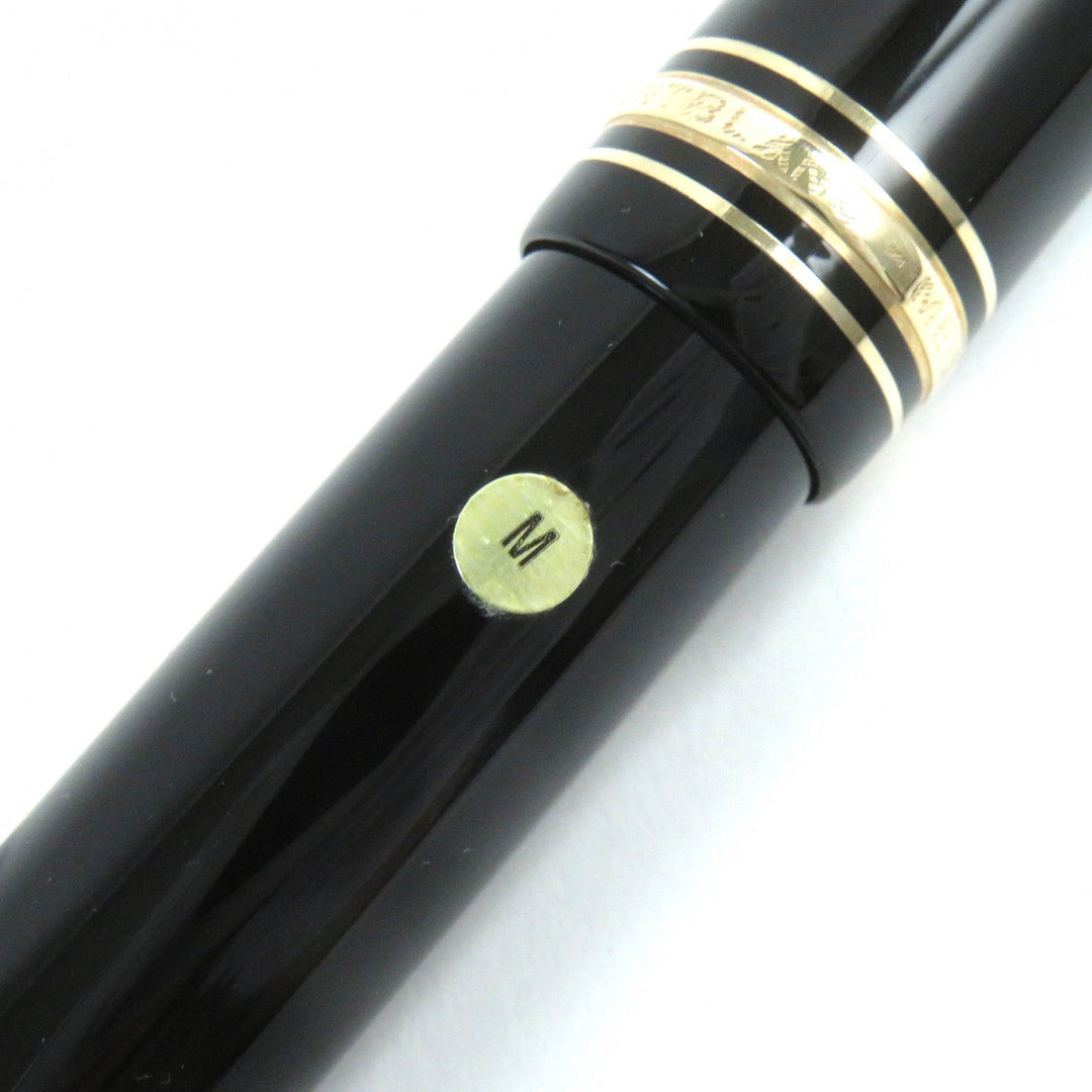 MONTBLANC fountain pen Pen point: K14 Black gold Meisterstck NO.149 mens Used Authentic