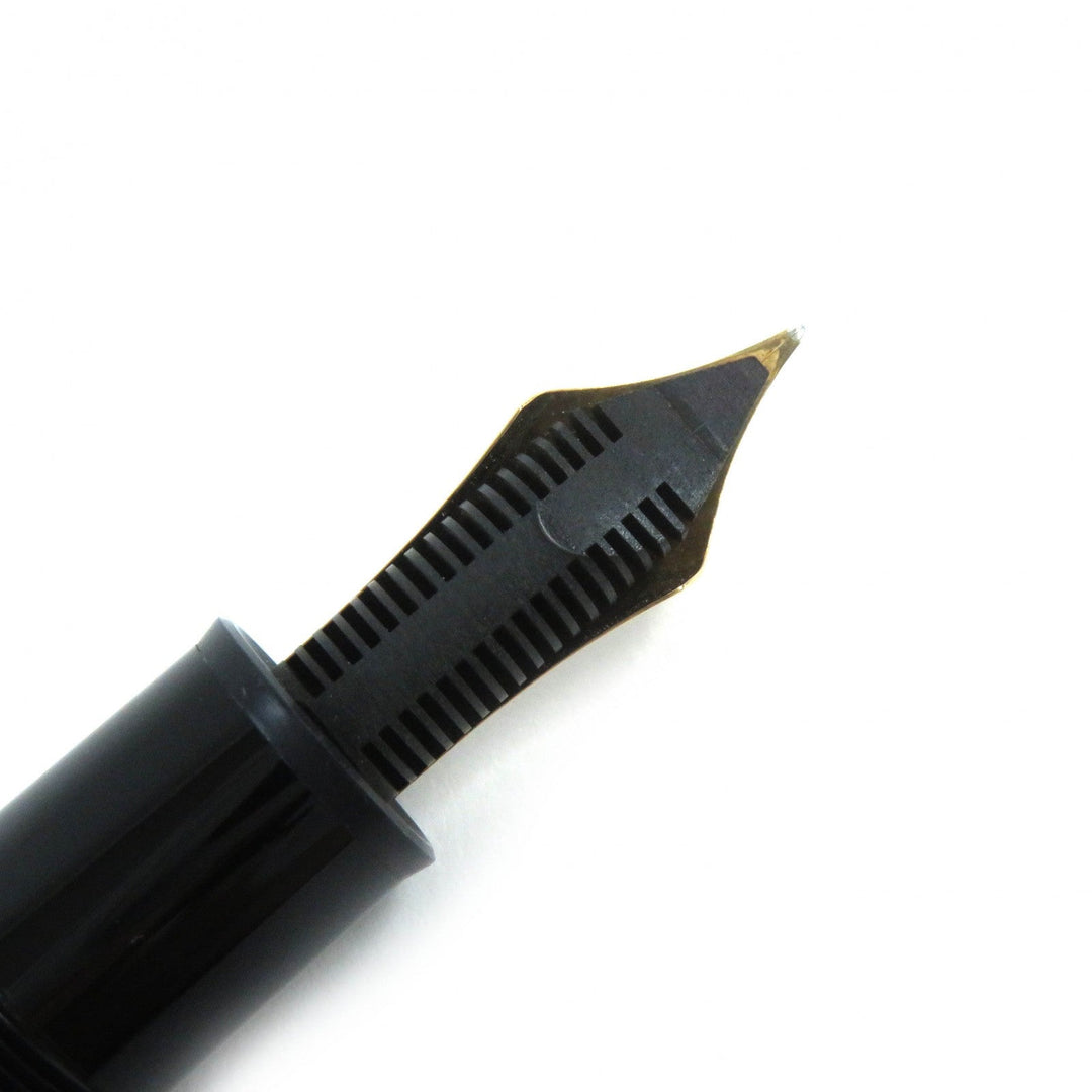 MONTBLANC fountain pen Pen point: K14 Black gold Meisterstck NO.149 mens Used Authentic