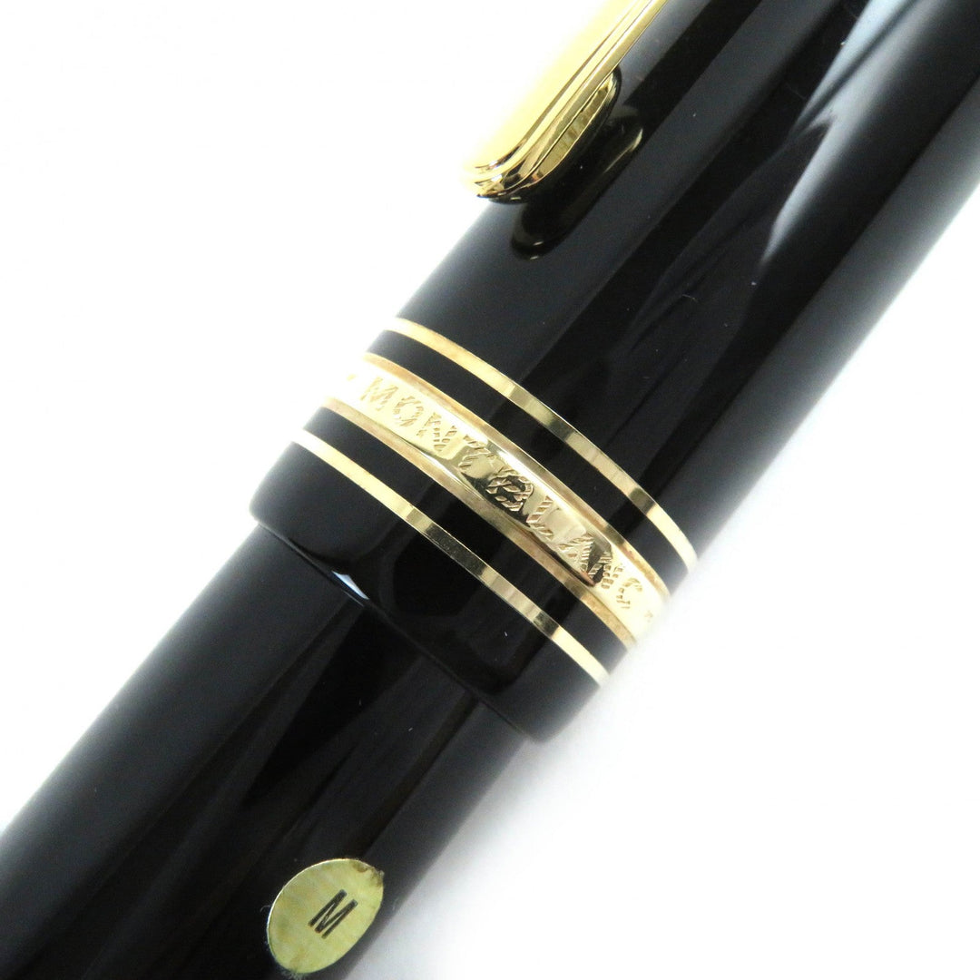 MONTBLANC fountain pen Pen point: K14 Black gold Meisterstck NO.149 mens Used Authentic