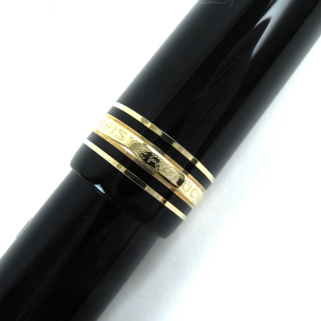 MONTBLANC fountain pen Pen point: K14 Black gold Meisterstck NO.149 mens Used Authentic