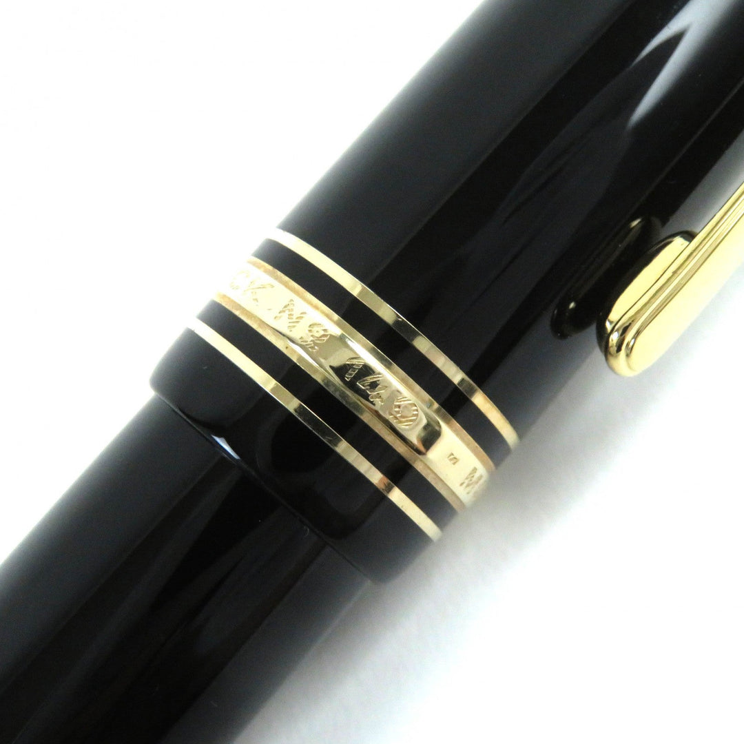 MONTBLANC fountain pen Pen point: K14 Black gold Meisterstck NO.149 mens Used Authentic