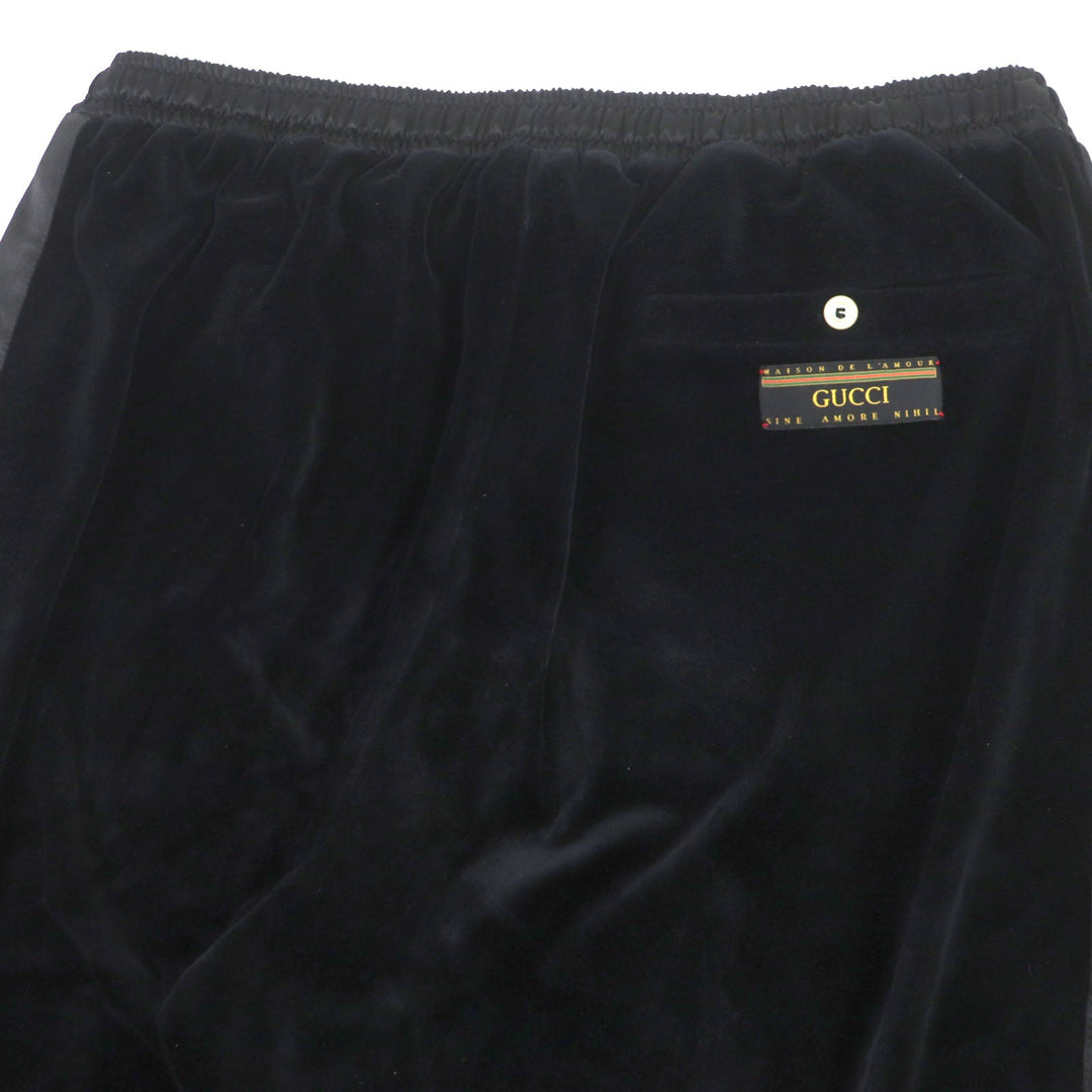 GUCCI Other bottoms 595535 Outer: 85% cotton, Outer: 15% nylon, Part: 100% acetate, Part: 100% polyester black mens XL Used Authentic