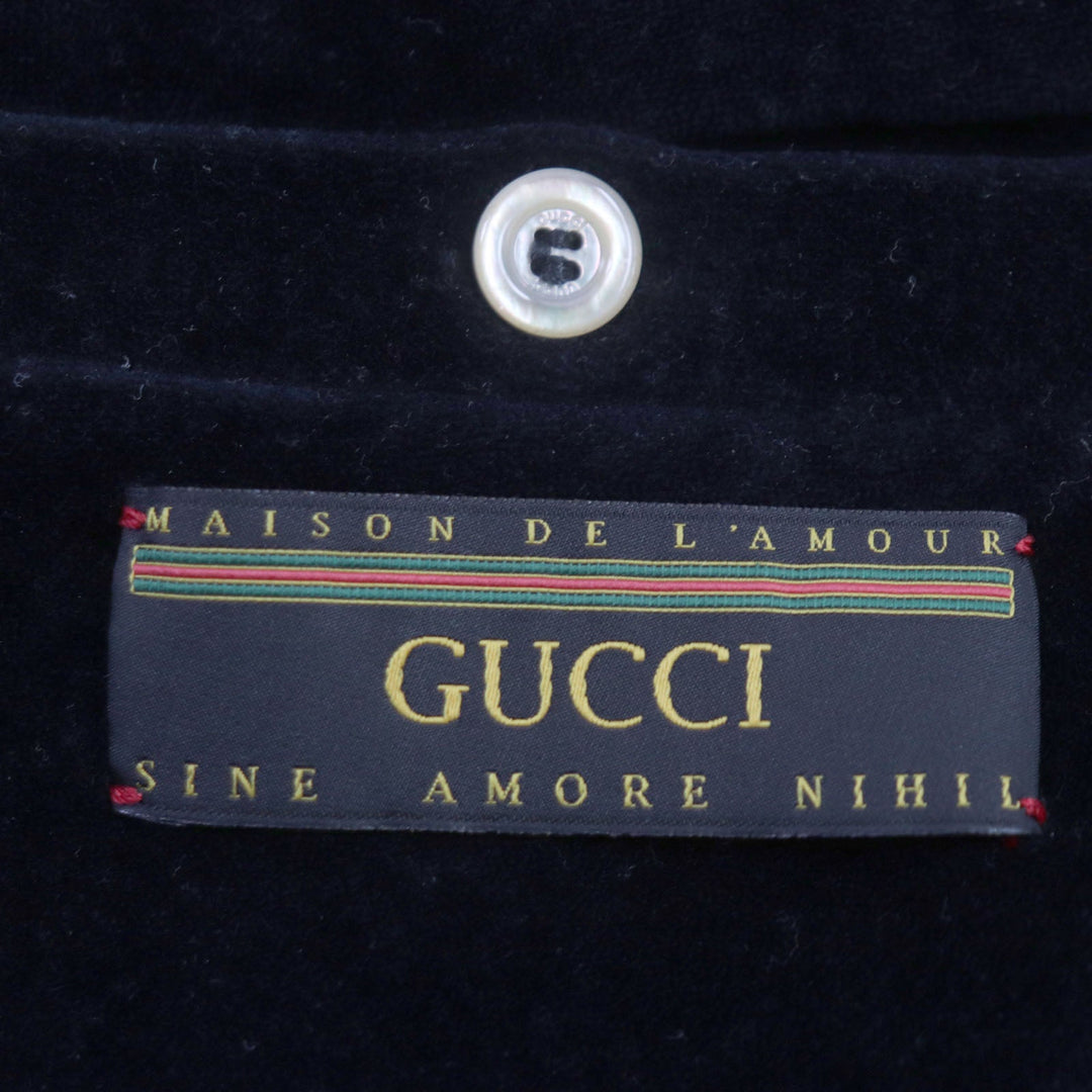 GUCCI Other bottoms 595535 Outer: 85% cotton, Outer: 15% nylon, Part: 100% acetate, Part: 100% polyester black mens XL Used Authentic