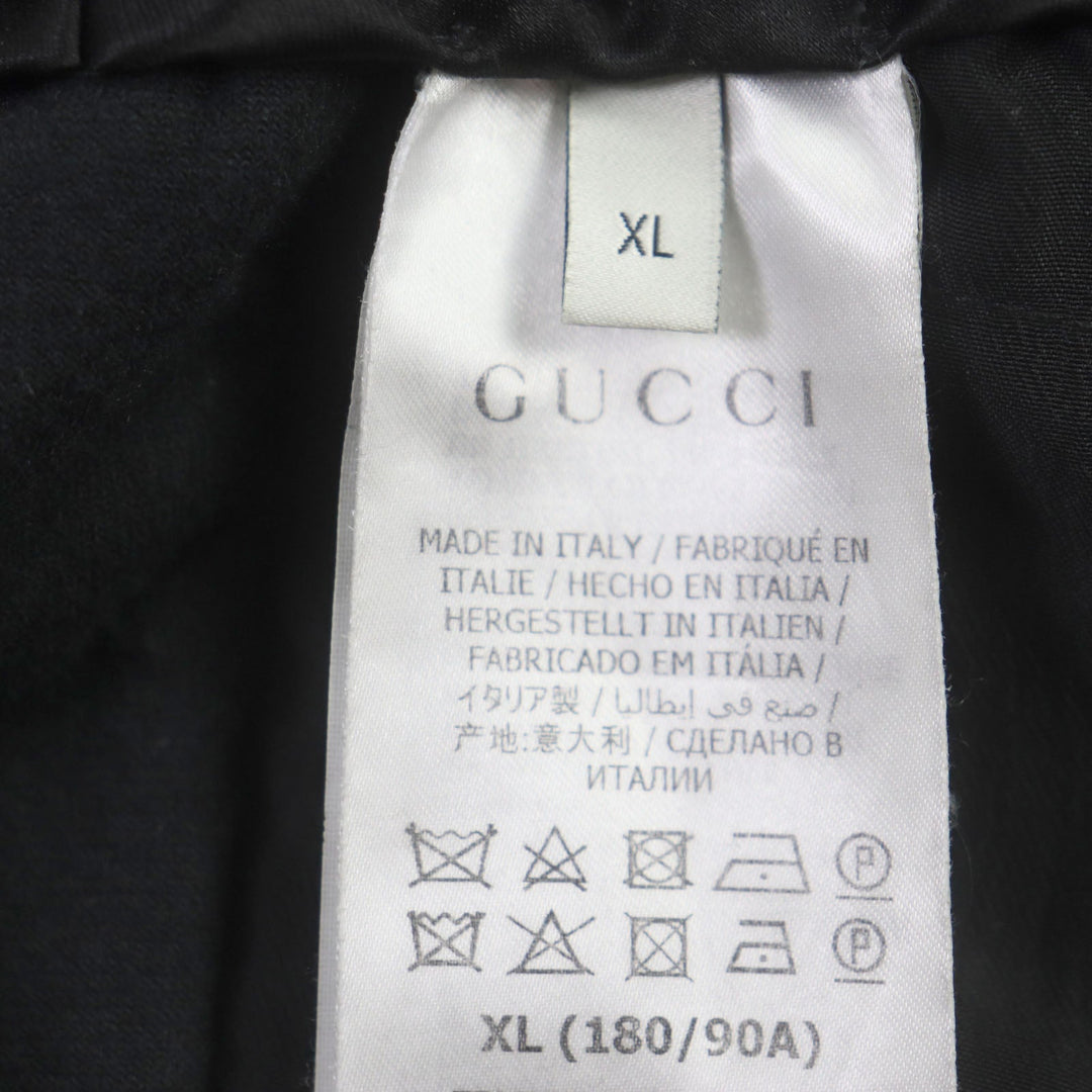 GUCCI Other bottoms 595535 Outer: 85% cotton, Outer: 15% nylon, Part: 100% acetate, Part: 100% polyester black mens XL Used Authentic