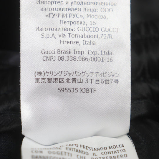 GUCCI Other bottoms 595535 Outer: 85% cotton, Outer: 15% nylon, Part: 100% acetate, Part: 100% polyester black mens XL Used Authentic