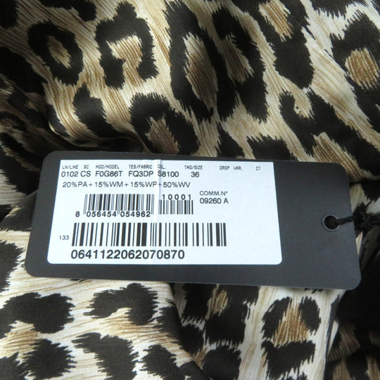 DOLCE&GABBANA coat Outer: 50% wool, Outer: 20% nylon, Outer: 15% mohair, Outer: 15% alpaca, Lining: 96% silk, Lining: 4% elastane Black beige Women 36 Used Authentic