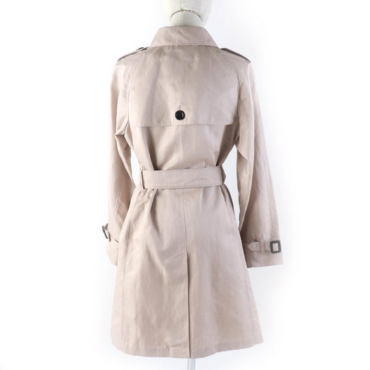 BURBERRY LONDON trench coat B1A09-130-14 Outer: 52% silk, Outer: 48% linen, Part: leather, Lining: cupra, Lining: polyester pink Women 38 Used Authentic