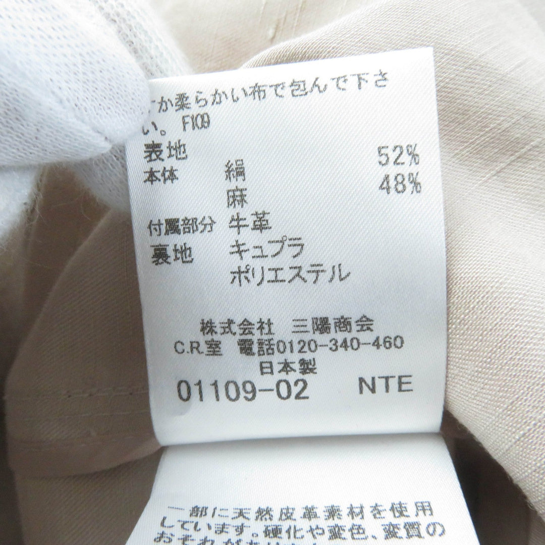 BURBERRY LONDON trench coat B1A09-130-14 Outer: 52% silk, Outer: 48% linen, Part: leather, Lining: cupra, Lining: polyester pink Women 38 Used Authentic