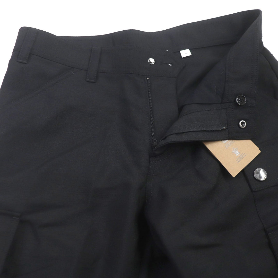 BURBERRY cargo pants 8041456 Outer: 60% mohair, Outer: 40% wool, Lining: 100% cotton black mens 46 Used Authentic