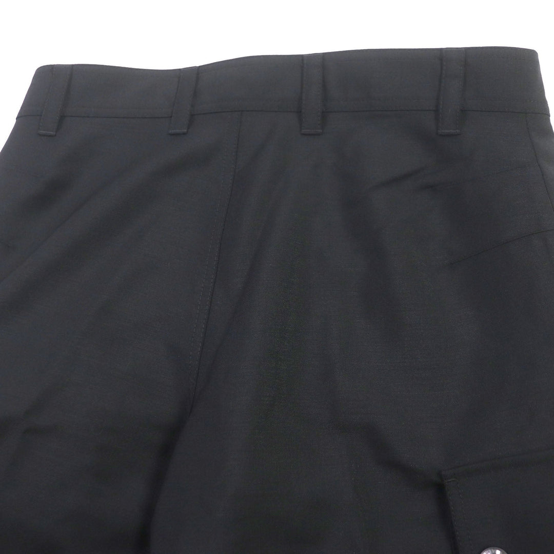 BURBERRY cargo pants 8041456 Outer: 60% mohair, Outer: 40% wool, Lining: 100% cotton black mens 46 Used Authentic