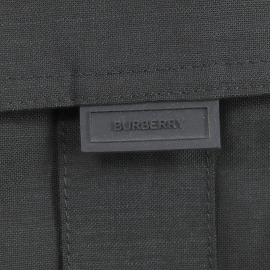 BURBERRY cargo pants 8041456 Outer: 60% mohair, Outer: 40% wool, Lining: 100% cotton black mens 46 Used Authentic