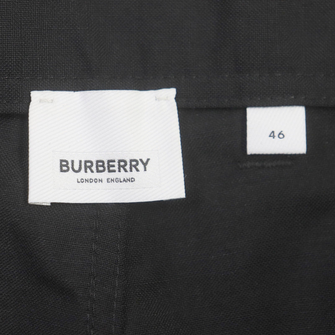 BURBERRY cargo pants 8041456 Outer: 60% mohair, Outer: 40% wool, Lining: 100% cotton black mens 46 Used Authentic