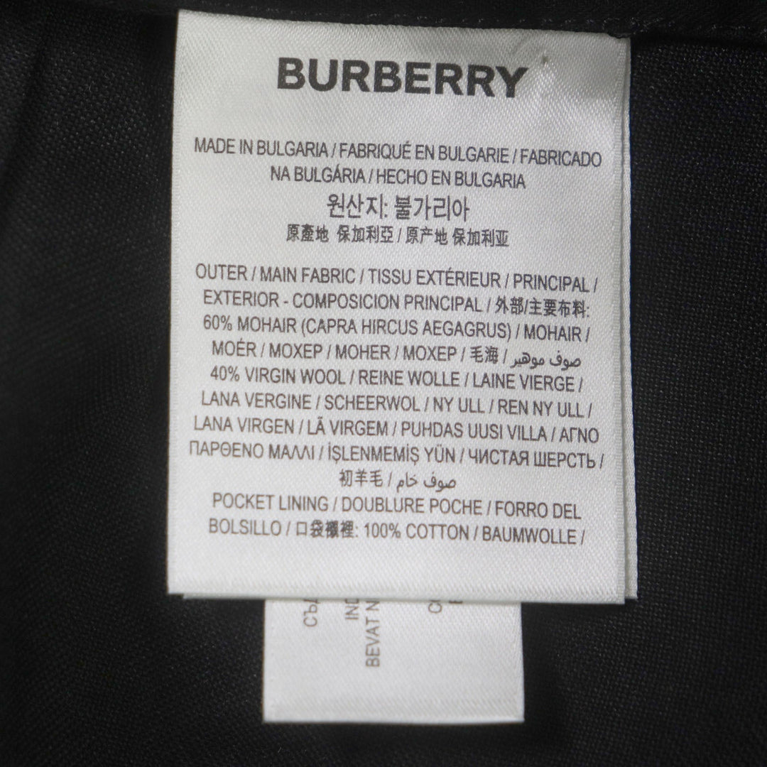 BURBERRY cargo pants 8041456 Outer: 60% mohair, Outer: 40% wool, Lining: 100% cotton black mens 46 Used Authentic