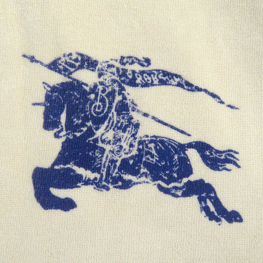 BURBERRY Short sleeve T-shirt 8081233 Main: 100% cotton, some parts: 98% cotton, some parts: 2% elastane Ivory mens L Used Authentic