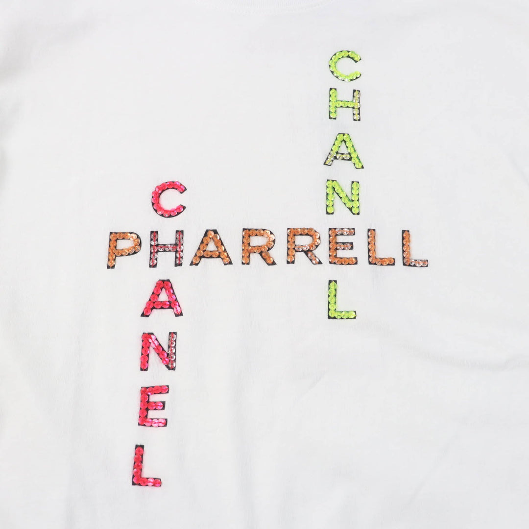 CHANEL Short sleeve T-shirt 19D P61252K46833 Main: 100% cotton white Women S Used Authentic