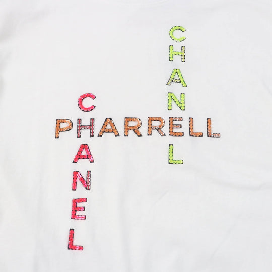 CHANEL Short sleeve T-shirt 19D P61252K46833 Main: 100% cotton white Women S Used Authentic