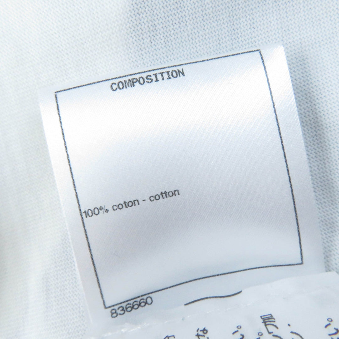 CHANEL Short sleeve T-shirt 19D P61252K46833 Main: 100% cotton white Women S Used Authentic